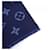 Sciarpa Monogram Vivienne Louis Vuitton Blu navy - vista 2