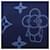 Sciarpa Monogram Vivienne Louis Vuitton Blu navy - vista 4