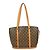 Borsa Babylone in Tela Monogram Louis Vuitton Marrone - vista 2