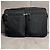 Bolsa de ombro para laptop em nylon Saffiano Tessuto com logo triangular Prada Preto - vista 2