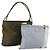 PRADA Handtasche Nylon 2 Set Grün Hellblau Auth am9845