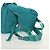 PRADA Backpack Nylon Turquoise Blue Silver Auth 157362V Silvery - view 8