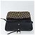 Borsa a Spalla in Tela Trotter Christian Dior Blu Navy Oro Auth 158813 D'oro - vista 18