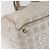 CHANEL Nova linha de viagem Bolsa de mão em nylon bege prata CC Auth mr1703 - vista 14