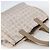 CHANEL Nova linha de viagem Bolsa de mão em nylon bege prata CC Auth mr1703 - vista 6