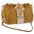 Borsa a Spalla Miu Miu con Catena Smalto Giallo Oro Auth BA8837 D'oro