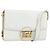 Céline Borsa a Spalla CELINE in Pelle Bianca e Oro Auth 156322 Bianco D'oro