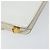 Céline Borsa a Spalla CELINE in Pelle Bianca e Oro Auth 156322 Bianco D'oro - vista 16