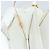 Céline Borsa a Spalla CELINE in Pelle Bianca e Oro Auth 156322 Bianco D'oro - vista 19