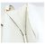 Céline Borsa a Spalla CELINE in Pelle Bianca e Oro Auth 156322 Bianco D'oro - vista 20