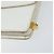 Céline Borsa a Spalla CELINE in Pelle Bianca e Oro Auth 156322 Bianco D'oro - vista 9
