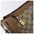 Gucci Borsa a Spalla GG Supreme in PVC Pelle Beige Oro Auth 156786 D'oro - vista 10