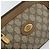 Gucci Borsa a Spalla GG Supreme in PVC Pelle Beige Oro Auth 156786 D'oro - vista 17