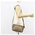 Gucci Borsa a Spalla GG Supreme in PVC Pelle Beige Oro Auth 156786 D'oro - vista 21