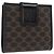 Céline Portafoglio in tela Macadam CELINE in pelle PVC nera Auth 148550V Nero