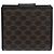 Céline Portafoglio in tela Macadam CELINE in pelle PVC nera Auth 148550V Nero - vista 2