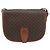 Céline Bolsa de Ombro em Lona Macadam CELINE em Couro PVC Marrom Dourado Auth ki6244 - vista 13