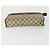 GUCCI GG Supreme Clutch Bag PVC 4 Set Beige Auth 151535 - vista 12