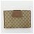 GUCCI GG Supreme Clutch Bag PVC 4 Set Beige Auth 151535 - vista 15
