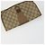 GUCCI GG Supreme Clutch Bag PVC 4 Set Beige Auth 151535 - vista 17