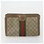 GUCCI GG Supreme Clutch Bag PVC 4 Set Beige Auth 151535 - vista 20