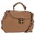 Chloé Bolso de Mano de Cuero Chloe Elsie 2 en 1 Beige Oro Auth BA8869