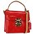 LOUIS VUITTON Borsa a Mano Spring Street Monogram Vernis Rossa M91135 Auth 157329SAV Rosso