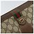 GUCCI GG Supreme Web Sherry Line Clutch Bag PVC Beige Oro 89 01 032 Auth 153730 D'oro - vista 8