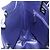Borsa Tote GUCCI in nylon e pelle blu argento 002 1099 Auth BA9208 - vista 21