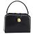 Céline Borsa a mano CELINE in pelle nera e oro Auth SW1859 Nero D'oro