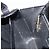 Céline Borsa a mano CELINE in pelle nera e oro Auth SW1859 Nero D'oro - vista 20