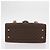 Céline Borsa a mano in tela Macadam CELINE in pelle PVC marrone oro Auth 156445 D'oro - vista 5