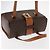 Céline Borsa a mano in tela Macadam CELINE in pelle PVC marrone oro Auth 156445 D'oro - vista 6