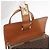 Céline Borsa a mano in tela Macadam CELINE in pelle PVC marrone oro Auth 156445 D'oro - vista 9