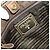 Borsa Tote Prada in Nylon Marrone Oro Auth 156457 D'oro - vista 18