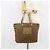 Borsa Tote Prada in Nylon Marrone Oro Auth 156457 D'oro - vista 23