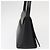 Borsa a mano in pelle nera e oro BURBERRY Auth ep12272 Nero D'oro - vista 4
