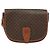Céline Borsa a spalla in tela Macadam CELINE in pelle PVC marrone oro Auth ep12229 D'oro - vista 13