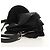 PRADA Borsa a Mano con Volant in Nylon 2 in 1 Argento Nero Auth am10099V - vista 3