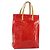LOUIS VUITTON Monogram Vernis Reade MM Borsa a Mano Rossa M91086 LV Auth ep12299 Rosso