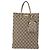 Borsa a mano GG Supreme in PVC beige e argento di GUCCI 117551 Auth gh1449 - vista 13