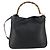 Borsa a Spalla in Pelle Gucci Bamboo 2way Nera Oro 001 1577 2123 Auth kk577 Nero D'oro - vista 13