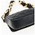 CHANEL Borsa a Spalla Mini Matelassé 11 in Pelle di Agnello Nera CC Auth 158892SM Nero D'oro - vista 17