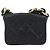 CHANEL Borsa a Spalla Mini Matelassé 11 in Pelle di Agnello Nera CC Auth 158892SM Nero D'oro - vista 2