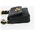 CHANEL Borsa a Spalla Mini Matelassé 11 in Pelle di Agnello Nera CC Auth 158892SM Nero D'oro - vista 3