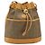 GUCCI Schultertasche aus Canvas Leder Beige Gold Auth ep12266 Golden - Ansicht 13