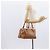 Borsa MCM Logogram Vicetos in pelle PVC marrone e oro Auth BA8791 D'oro - vista 22