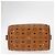 Borsa MCM Logogram Vicetos in pelle PVC marrone e oro Auth BA8791 D'oro - vista 5