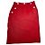 Gonna in tela vintage Dior rossa S Rosso