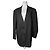 Blazer in lana a righe da uomo vintage Courreges M/L grigio